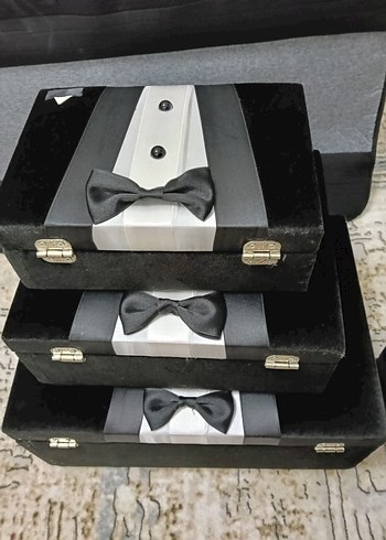 Vintage Siyah Papyonlu Damatlık Seti - Görsel 6