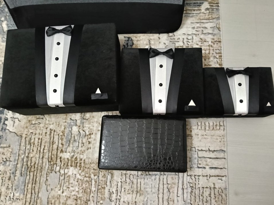 Vintage Siyah Papyonlu Damatlık Seti - Görsel 5