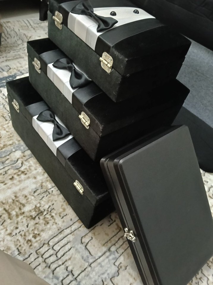 Vintage Siyah Papyonlu Damatlık Seti - Görsel 2