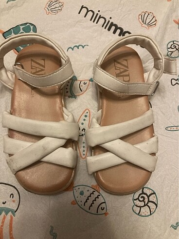 24 Beden Zara sandalet 24 numara
