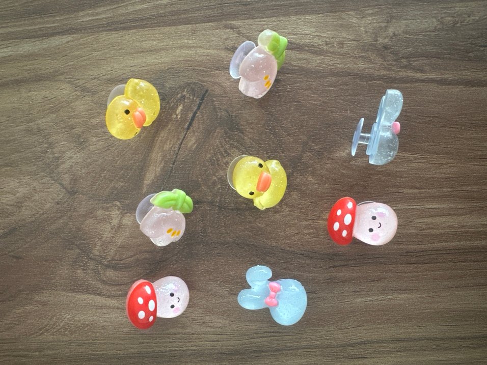 3 boyutlu şeffaf terlik süsleri - Görsel 2