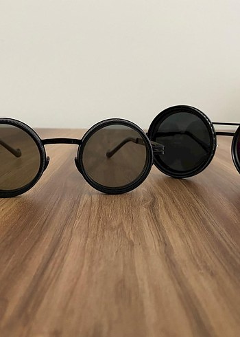 Ayarlanabilir lensli Steampunk güneş gözlüğü - Görsel 4