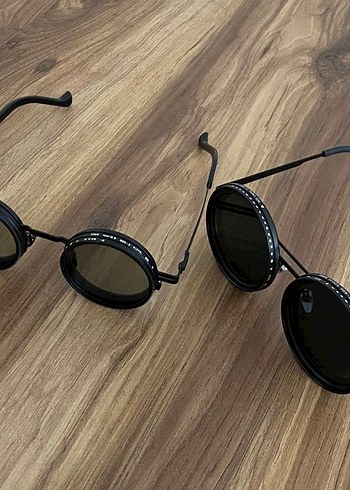 Ayarlanabilir lensli Steampunk güneş gözlüğü - Görsel 3