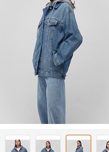 s Beden Mavi lexa 90 lar Indigo si jean ceket 