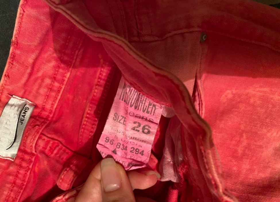 Pembe Yırtık Detaylı Kadın Denim Pantolon - Görsel 5