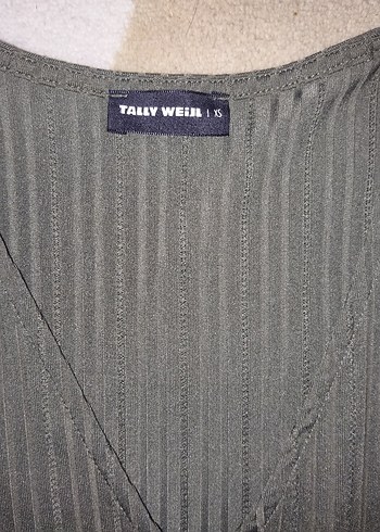 V Yaka Piliseli Uzun haki Tulum - Görsel 4