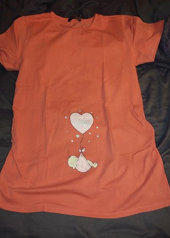 Hamile Tişörtü, Kısa Kollu, Rahat Kesim ikili fiyat - Görsel 2