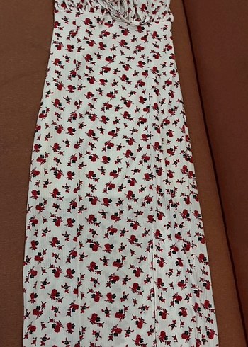 Çiçek Desenli Uzun Bohem Elbise - Görsel 3