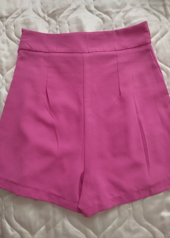 Pembe Mini Pilili Kadın Etek - Görsel 3