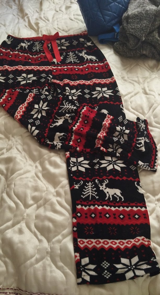 Desenli Örgü Erkek Pijama Altı - Görsel 3