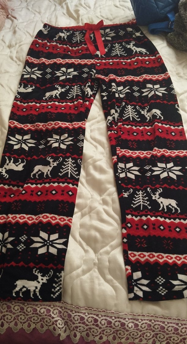 Desenli Örgü Erkek Pijama Altı - Görsel 2