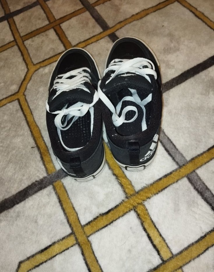 Siyah Street Wear Erkek Ayakkabı Bağcığı - Görsel 3