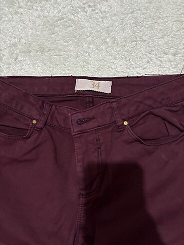 36 Beden bordo Renk Zara pantolon