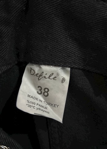 Siyah Gevşek Kesim Kısa Askılı Denim Tulum - Görsel 5