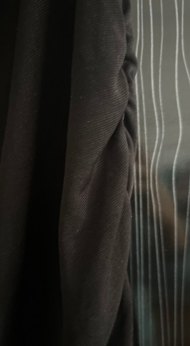 Siyah Drapeli Hamile Bluzu - Görsel 3