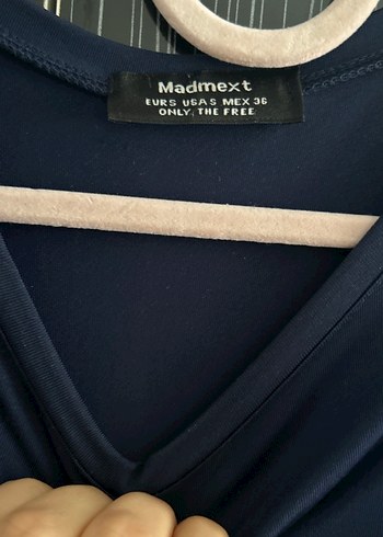 Koyu mavi Uzun Kollu Hamile Bluzu - Görsel 3