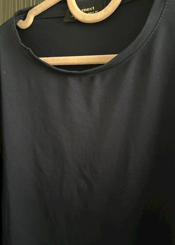 Koyu mavi Uzun Kollu Hamile Bluzu - Görsel 2