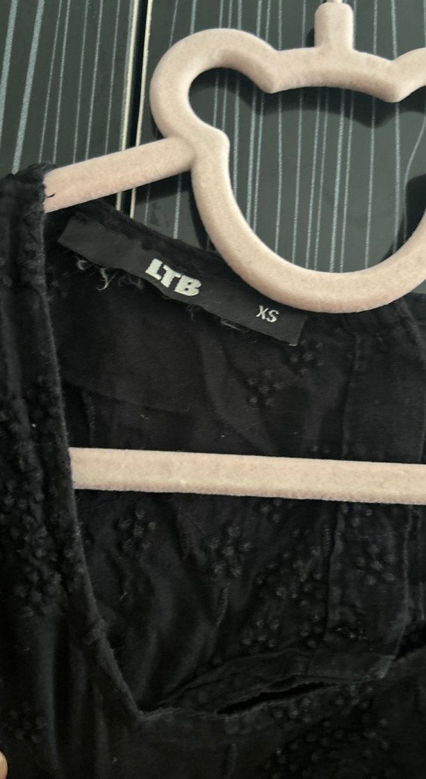 Siyah Kolsuz Hamile Bluzu - Görsel 3