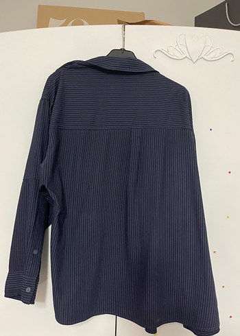 Mavi Jeans Mavi Çizgili Uzun Kollu Kadın Gömlek