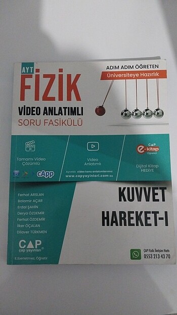 Ayt Çap kuvvet hareket fasikülü 