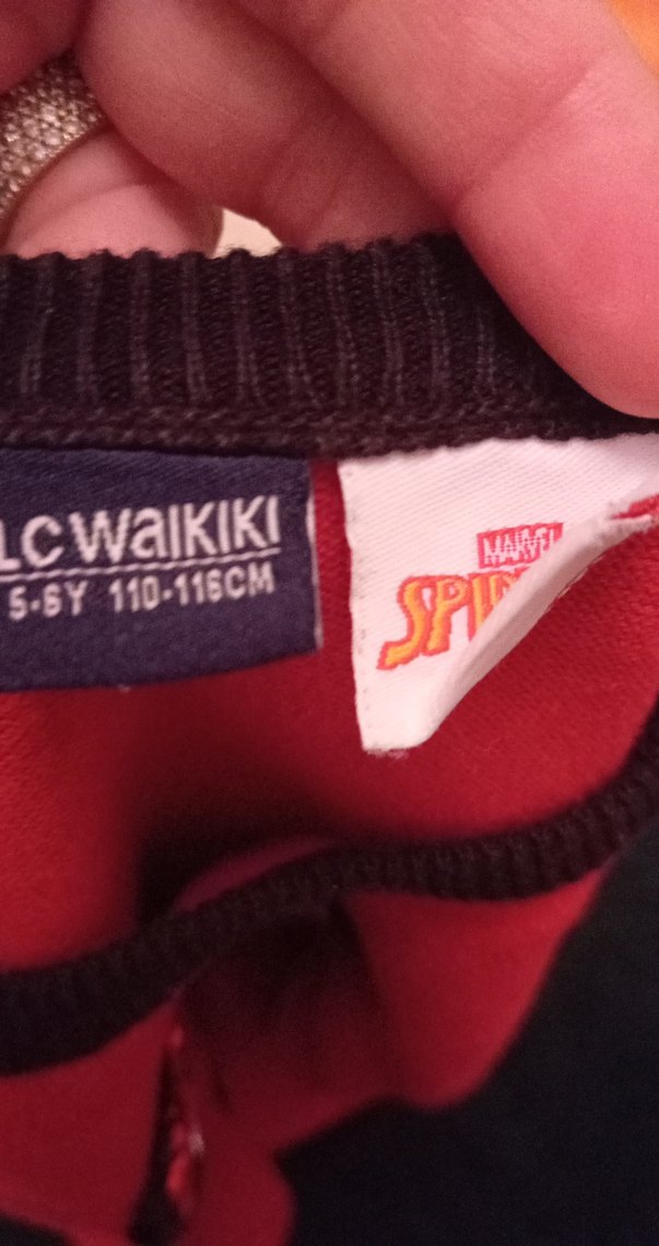 Kırmızı Erkek Çocuk Örme Sweatshirt - Görsel 4