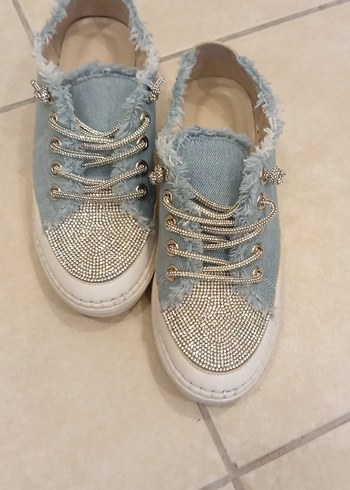 Kot Kadın Sneakers Platform Topuk