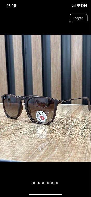 Ray Ban 1kere 1saat kullanıldı son fiyattır