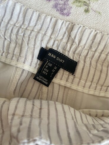 Mango Mango suit keten pantolın