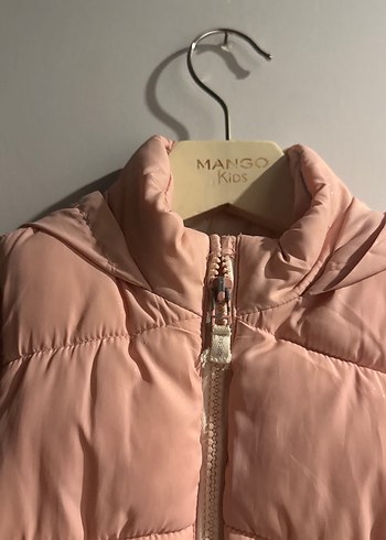 Zara şişne yelek için Fermuarlı Pembe Yelek - Görsel 2