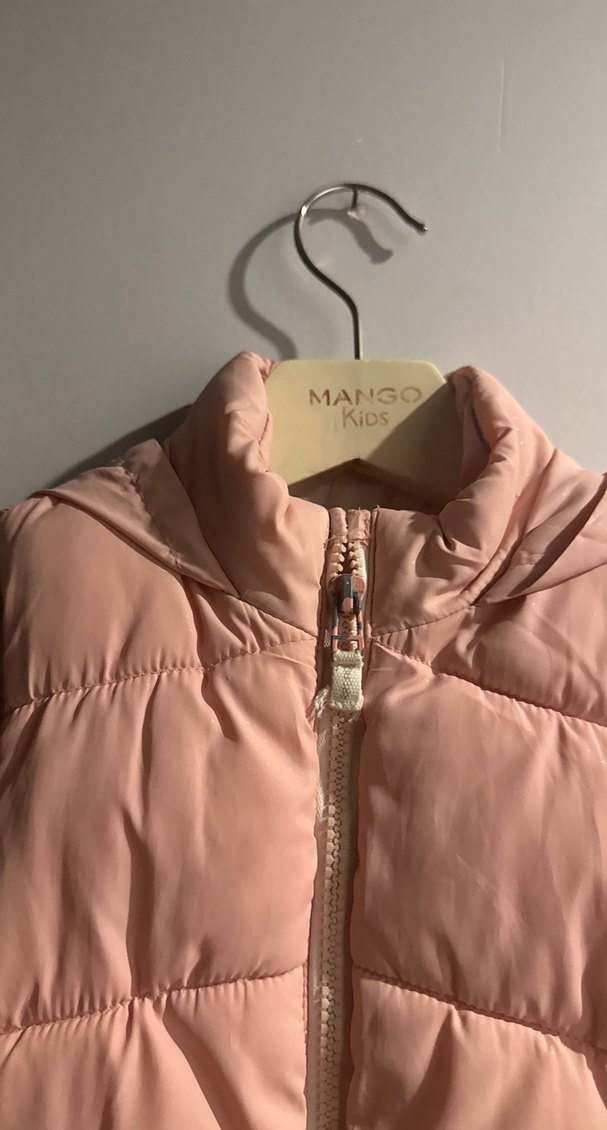 Zara şişne yelek için Fermuarlı Pembe Yelek - Görsel 2