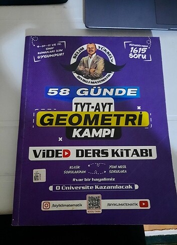 58 günde tyt ayt geometri kampı BIYIKLI MATEMATIK 2024 basım