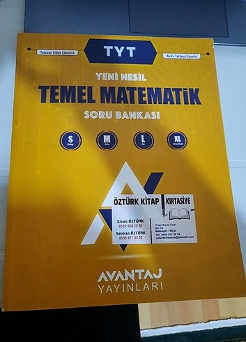 AVANTAJ YAYINLARI TYT MATEMATIK SORU BANKASI 