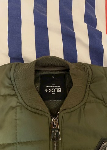 Erkek Çocuk Kamuflaj Desenli Fermuarlı Mont - Görsel 2