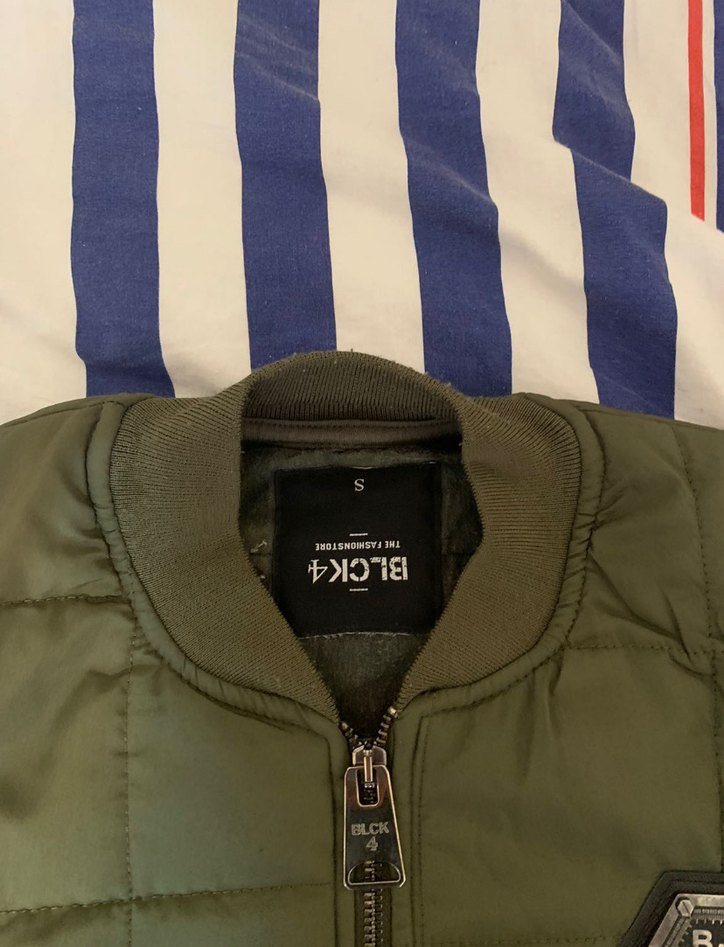 Erkek Çocuk Kamuflaj Desenli Fermuarlı Mont - Görsel 2