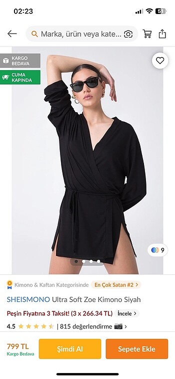 Etiketli kimono