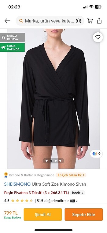 Zara Etiketli kimono
