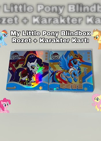 My Little Pony Blindbox Rozet + Karakter Kartı