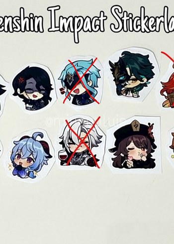 Genshin Impact Stickerları