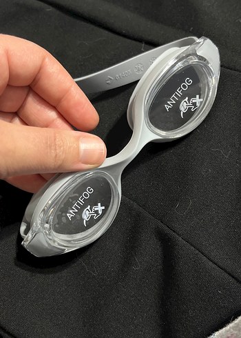 Gri Antifog Yüzücü Gözlüğü Velcro Bantlı / nabaıjı - Görsel 4