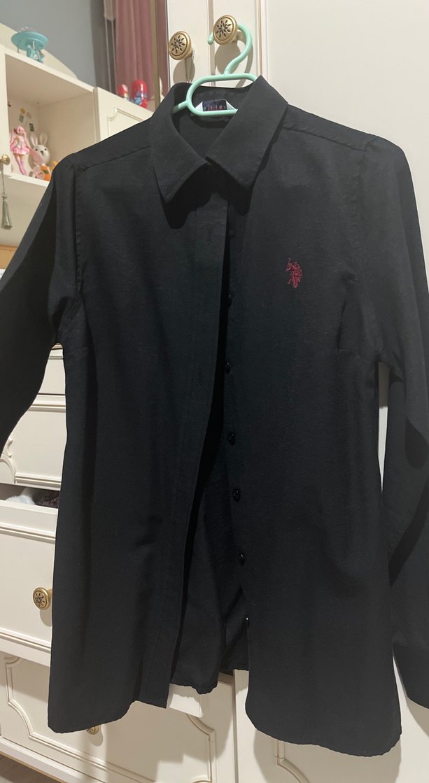 Siyah gömlek 34 beden - Görsel 2