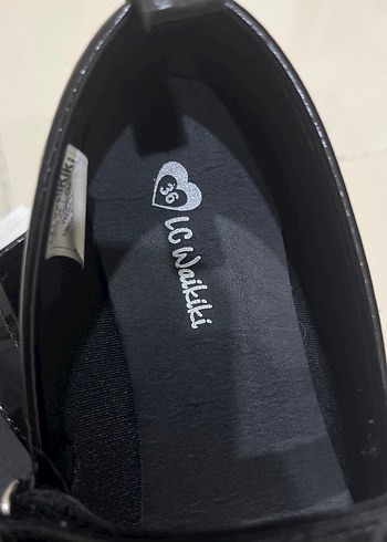 Kız Çocuk Siyah Rugan Babet Ayakkabı - Görsel 4