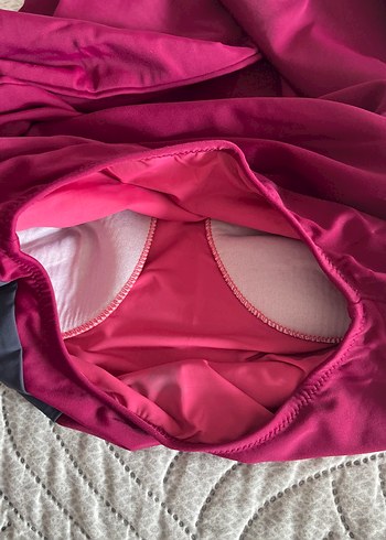 Bordo Uzun Kollu Drapeli Kadın haşema - Görsel 8