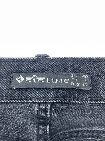 40 Beden siyah Renk Sisline Jean / Kot %70 İndirimli.