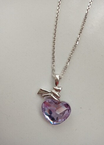 Swarovski kalp kolye
