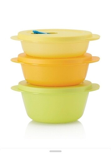 Tupperware Yonca saklama kap 3 lü. Kargo ücretsizdir.