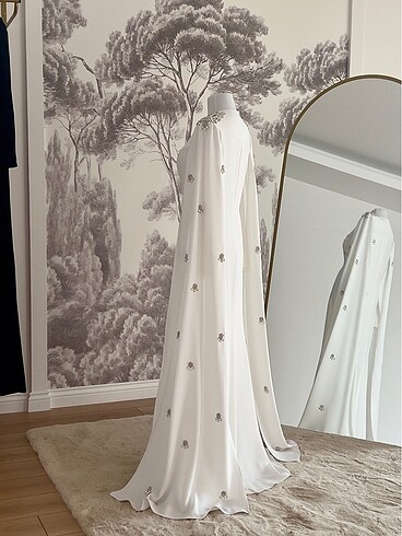 Satılık tesettür Nikah elbisesi - Görsel 3