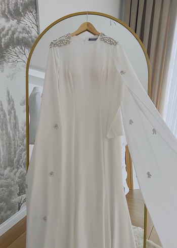 Satılık tesettür Nikah elbisesi - Görsel 7