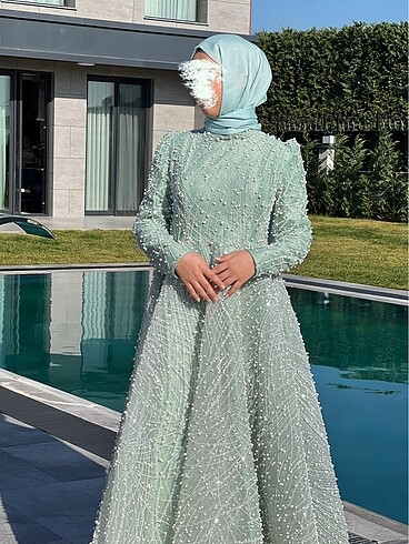 Tesettür abiye incili - Görsel 6