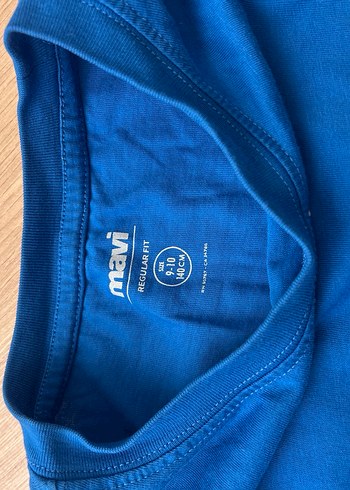 Mavi 3 tane 9 10 yaş tişört - Görsel 3