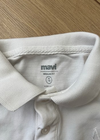 Beyaz Pamuklu Erkek Polo Yaka Tişört mavi - Görsel 2